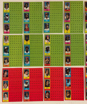 1981 Topps Baseball Scratchoff Test/Proof Set of 36 3-Card Panels / 108 Cards - TvMovieCards.com
