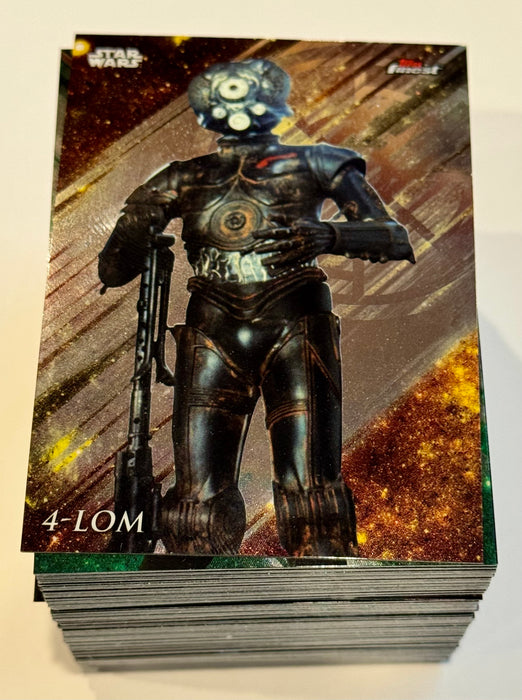 2018 Star Wars Finest Complete Trading Card Base Set of 100 Cards