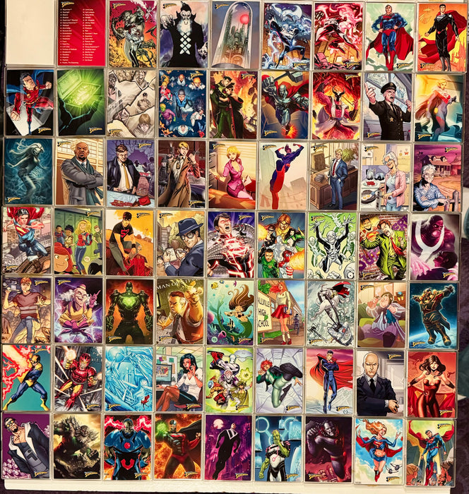 2013 DC Comics Superman: The Legend Base Trading Card Set 62/62 Cryptozoic