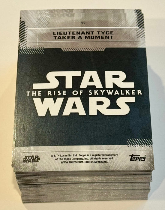 Star Wars Rise of Skywalker Complete Trading Base Card Set 99/99 Topps 2019