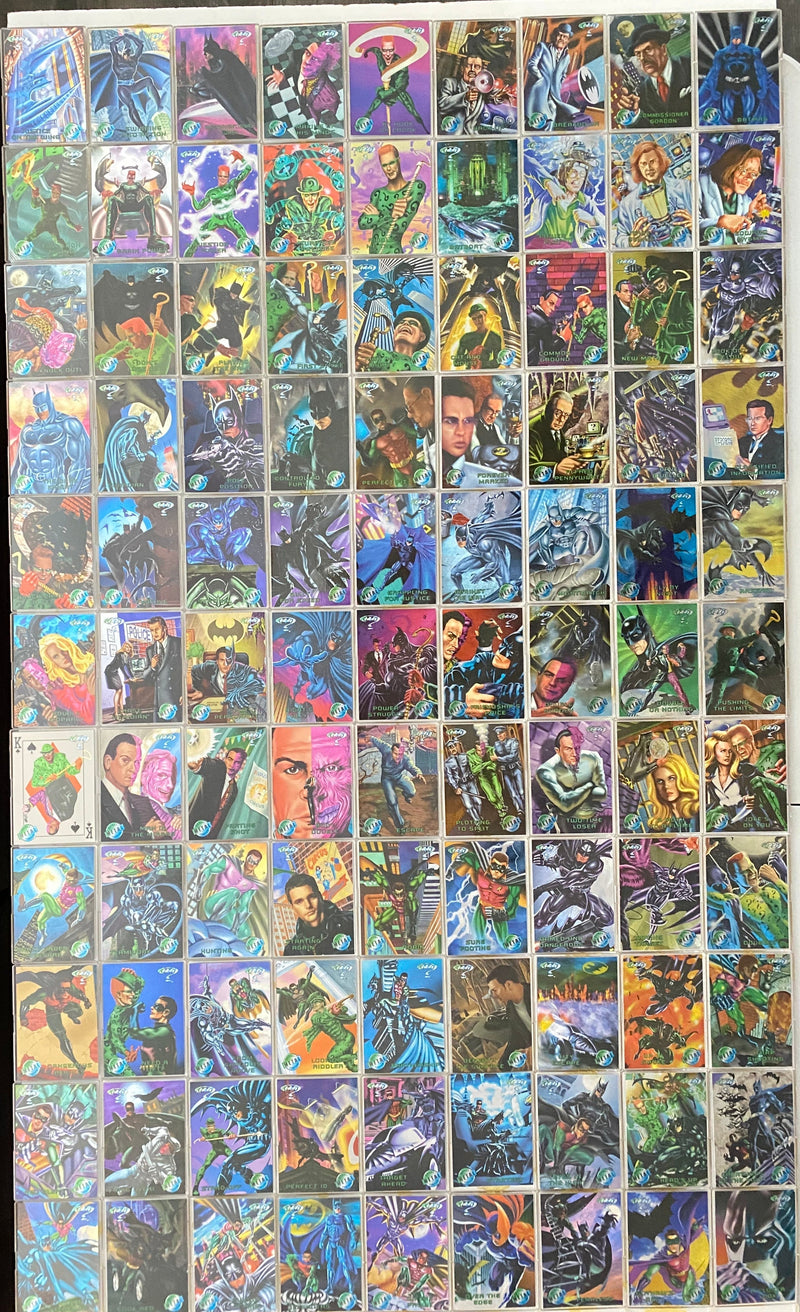 1995 Batman Forever Metal Base Trading Card Set of 100 Cards Fleer   - TvMovieCards.com