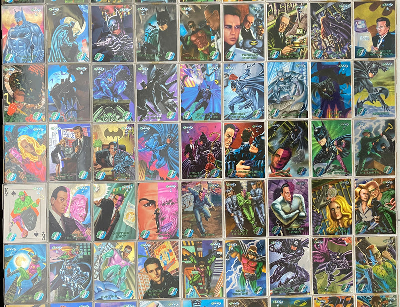 1995 Batman Forever Metal Base Trading Card Set of 100 Cards Fleer   - TvMovieCards.com