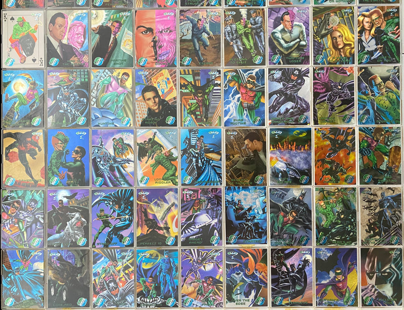 1995 Batman Forever Metal Base Trading Card Set of 100 Cards Fleer   - TvMovieCards.com