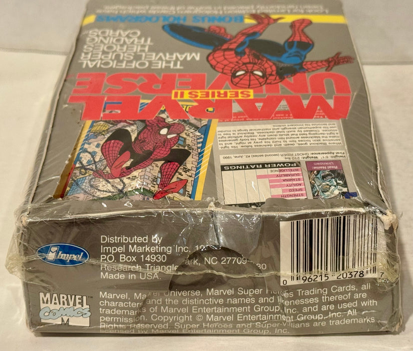 Marvel Universe Series II 2 Trading Card Box 36 Packs Impel 1991 with Holograms