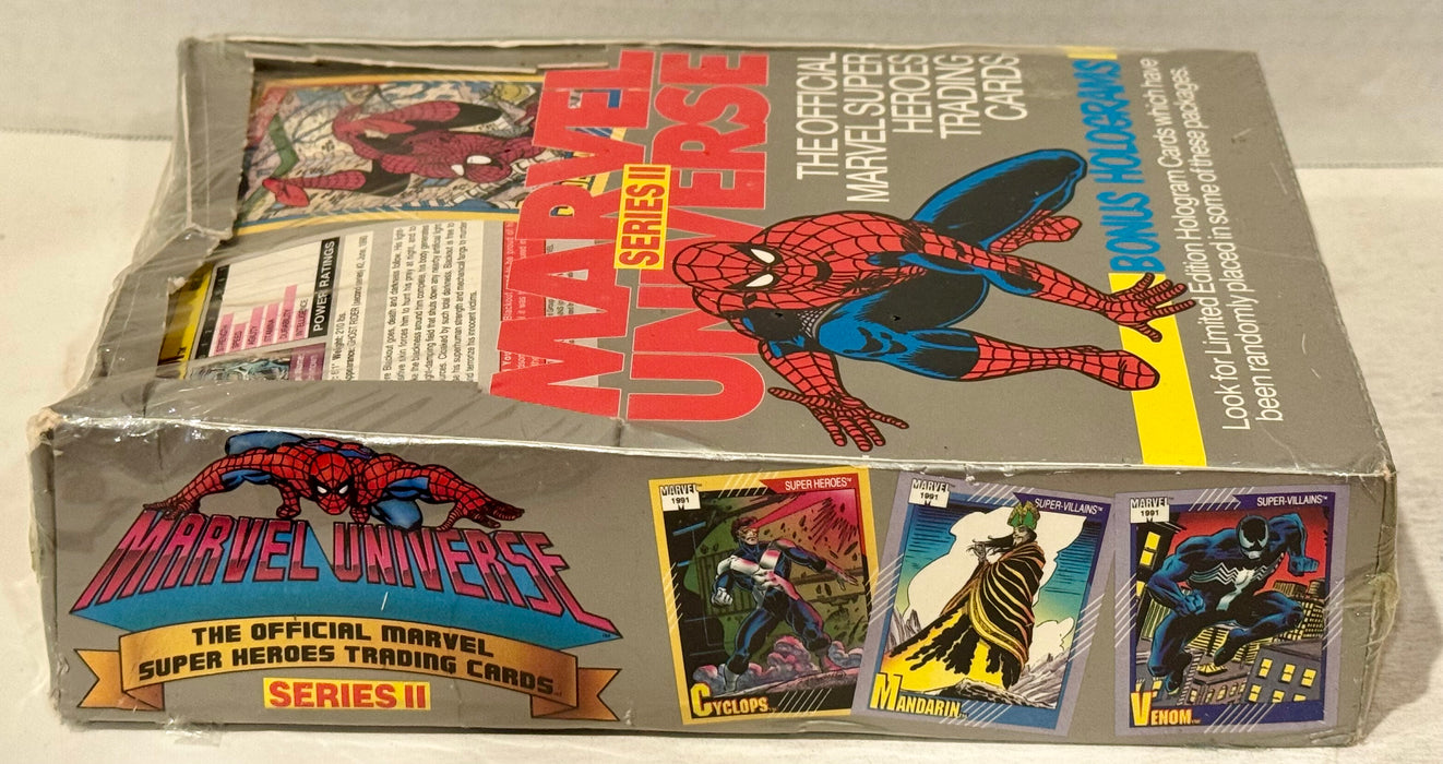 Marvel Universe Series II 2 Trading Card Box 36 Packs Impel 1991 with Holograms