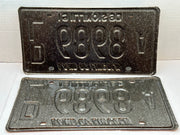 1990 Illinois Automobile Motorcycle Dealer Dealership License Plate DL 6868A   - TvMovieCards.com