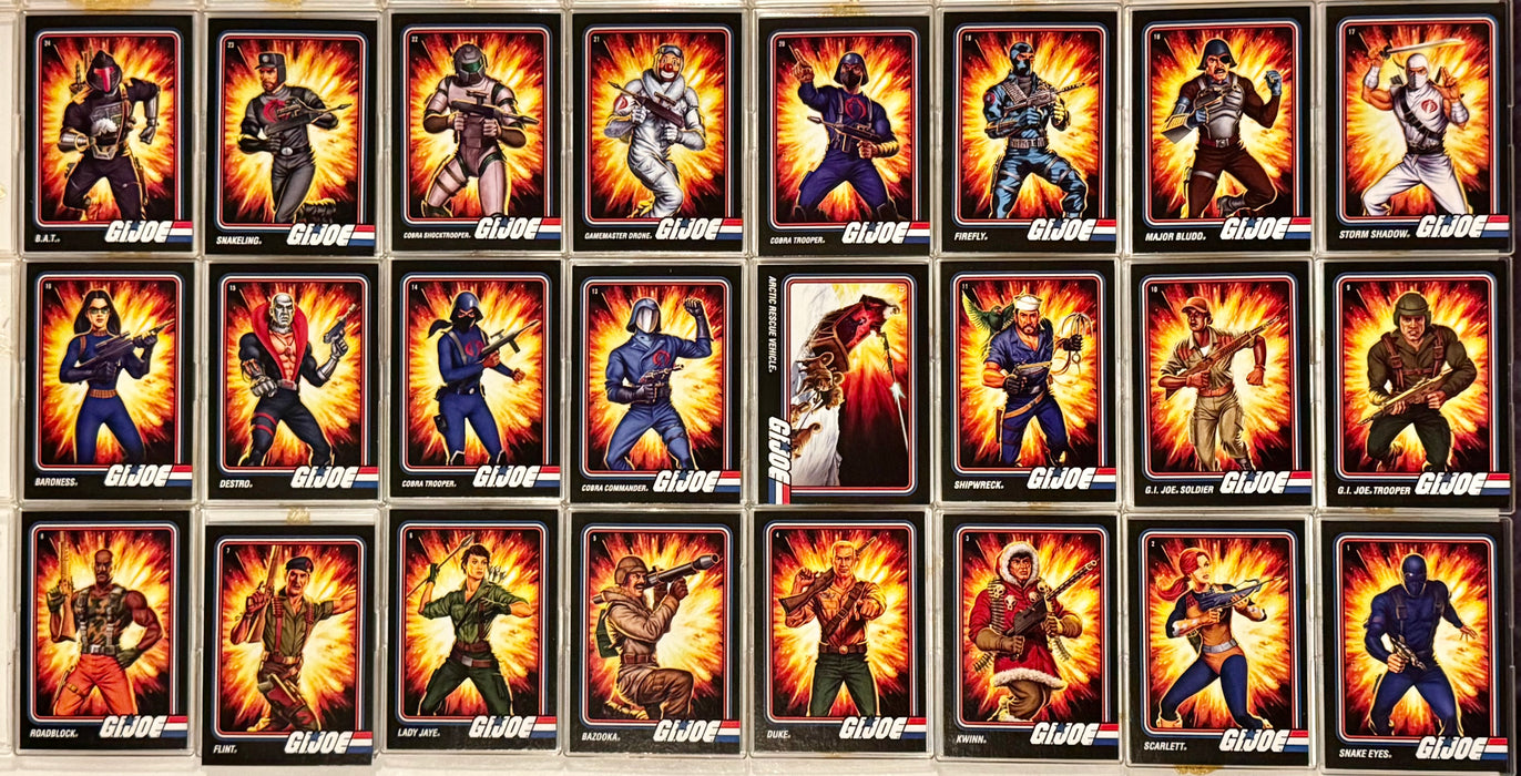 2024 SDCC Exclusive Hasbro GI Joe Trading Card Set 24 Cards #1-24 Super 7