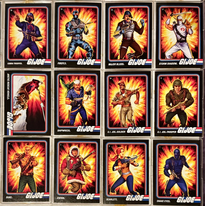 2024 SDCC Exclusive Hasbro GI Joe Trading Card Set 24 Cards #1-24 Super 7 - TvMovieCards.com