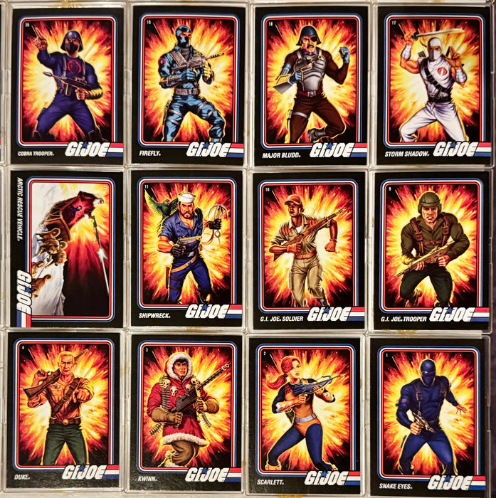 2024 SDCC Exclusive Hasbro GI Joe Trading Card Set 24 Cards #1-24 Super 7