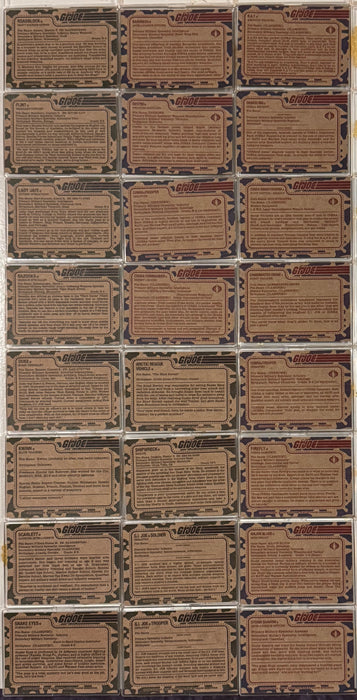 2024 SDCC Exclusive Hasbro GI Joe Trading Card Set 24 Cards #1-24 Super 7