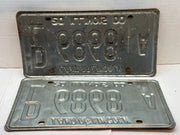 2000 Illinois Automobile Motorcycle Dealer Dealership License Plate DL 6868B   - TvMovieCards.com