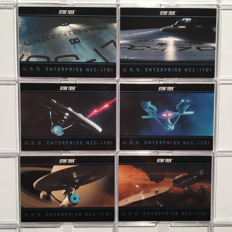 Star Trek The Movie 2009 U.S.S. Enterprise NCC-1701 Chase Card Set E1-E6 - TvMovieCards.com