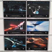 Star Trek The Movie 2009 U.S.S. Enterprise NCC-1701 Chase Card Set E1-E6 - TvMovieCards.com