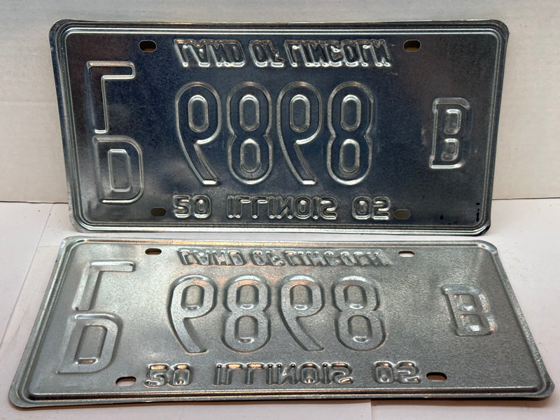 2005 Illinois Automobile Motorcycle Dealer Dealership License Plate DL 6868A   - TvMovieCards.com