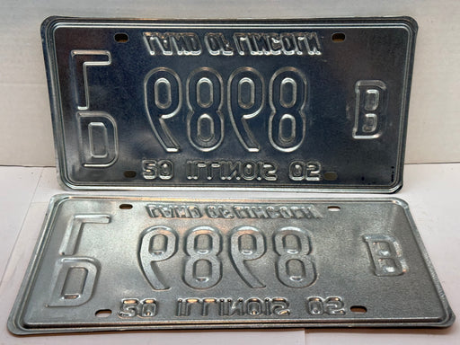 2005 Illinois Automobile Motorcycle Dealer Dealership License Plate DL 6868A   - TvMovieCards.com