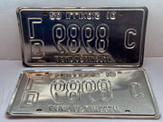 2010 Illinois Automobile Motorcycle Dealer Dealership License Plate DL 6868C   - TvMovieCards.com