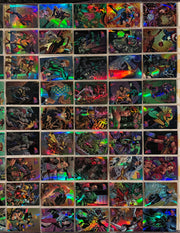 1997 Marvel vs. WildStorm Parallel Refractor Trading Card Set 90 Cards Fleer/Sky - TvMovieCards.com