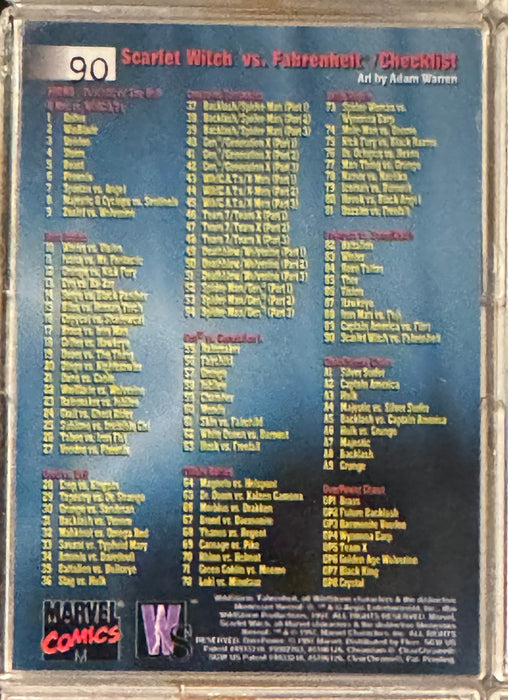 1997 Marvel vs. WildStorm Parallel Refractor Trading Card Set 90 Cards Fleer/Skybox - TvMovieCards.com