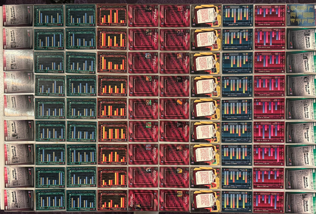 1997 Marvel vs. WildStorm Parallel Refractor Trading Card Set 90 Cards Fleer/Skybox - TvMovieCards.com