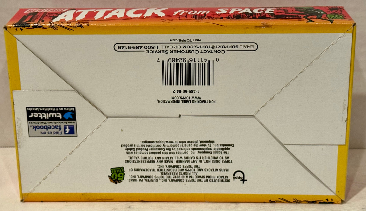 Mars Attacks Attack From Space Heritage Retail Trading Card Box 24 Packs 2012 Topps - TvMovieCards.com