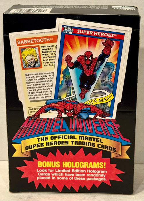 Marvel Universe Series I Super Heroes Trading Card Box 36 Packs Impel 1990 - TvMovieCards.com