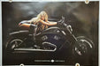 2008 Harley Davidson Dealer Promotional Poster V-Rod Muscle Marisa Miller 2-Side   - TvMovieCards.com