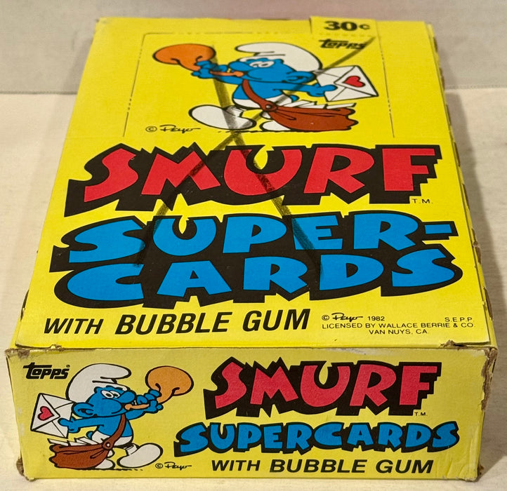 1982 Topps Smurf Supercards FULL 24 Pack Trading Card Wax Box - TvMovieCards.com