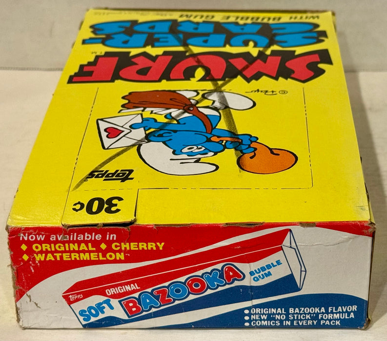 1982 Topps Smurf Supercards FULL 24 Pack Trading Card Wax Box - TvMovieCards.com