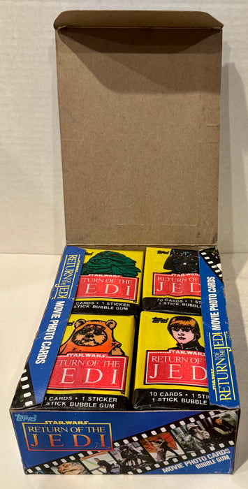 1983 Topps Star Wars Return of the Jedi FULL 36 Pack Trading Card Wax Box Nice - TvMovieCards.com