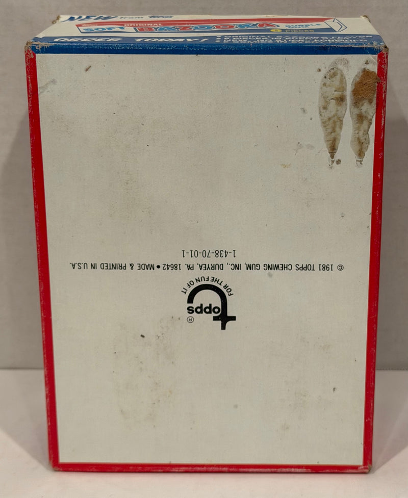 1981 Topps Superman II Movie Series II Vintage Trading Card Box Full 36 Packs