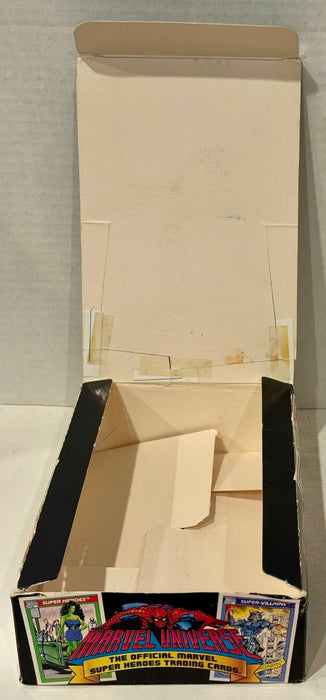 Marvel Universe Series I Super Heroes Empty Display Trading Card Box Impel 1990 - TvMovieCards.com
