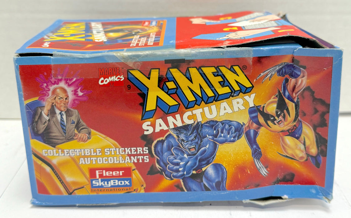 1996 Marvel X-Men Sanctuary Album Sticker Box 100 Packs Sealed Skybox Fleer   - TvMovieCards.com