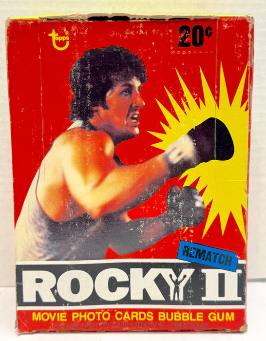 1979 Topps Rocky II Rematch Movie Vintage FULL 36 Pack Trading Card Box   - TvMovieCards.com