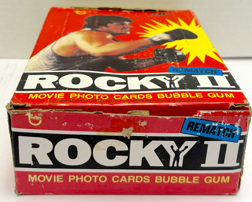 1979 Topps Rocky II Rematch Movie Vintage FULL 36 Pack Trading Card Box   - TvMovieCards.com