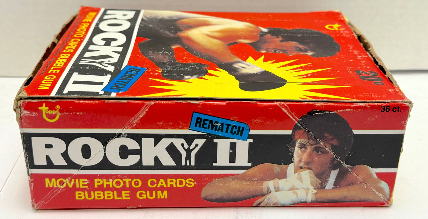 1979 Topps Rocky II Rematch Movie Vintage FULL 36 Pack Trading Card Box   - TvMovieCards.com