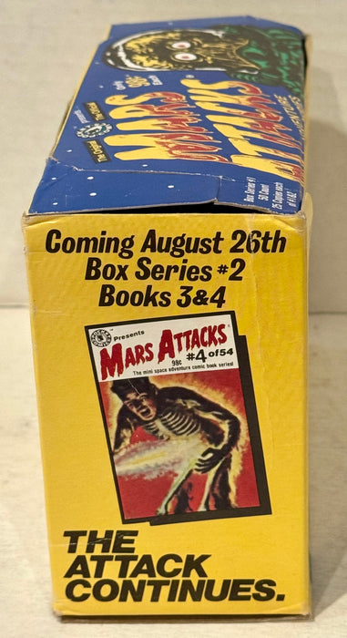 1988 Mars Attacks Comic #1 & #2 Comic Empty Display Box Topps - TvMovieCards.com