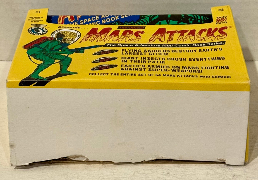 1988 Mars Attacks Comic #1 & #2 Comic Empty Display Box Topps - TvMovieCards.com