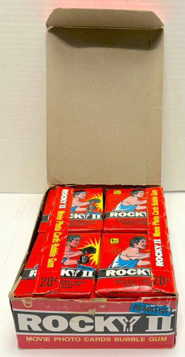 1979 Topps Rocky II Rematch Movie Vintage FULL 36 Pack Trading Card Box   - TvMovieCards.com