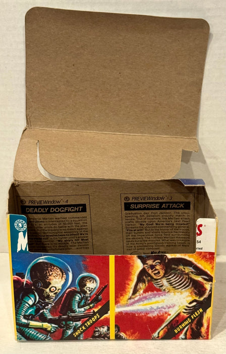 1988 Mars Attacks Comic #3 & #4 Comic Empty Display Box Topps - TvMovieCards.com