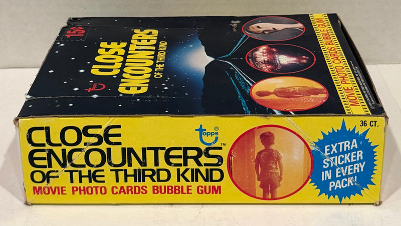 1978 Close Encounters Third Kind Wax Vintage Trading Card Box 36 Packs Topps