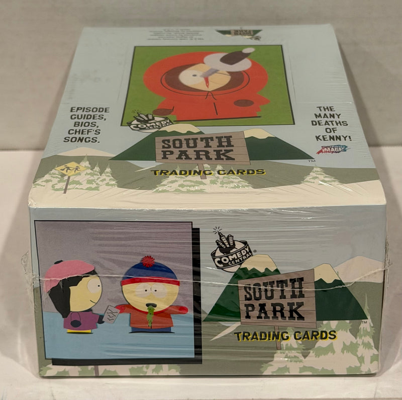 1998 South Park Jumbo Wax Trading Card Box Comic Images 30 Packs Factory Sealed