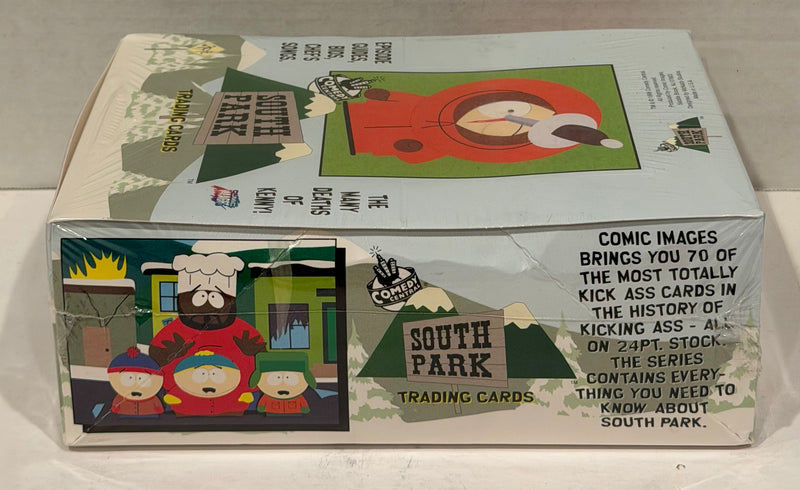 1998 South Park Jumbo Wax Trading Card Box Comic Images 30 Packs Factory Sealed