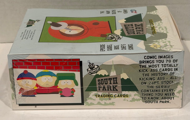 1998 South Park Jumbo Wax Trading Card Box Comic Images 30 Packs Factory Sealed