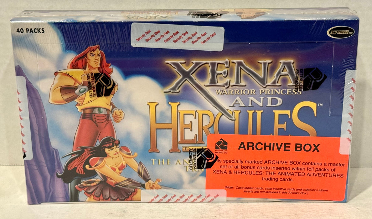 Xena & Hercules Animated Adventures Archive Card Box Rittenhouse 2005 - TvMovieCards.com