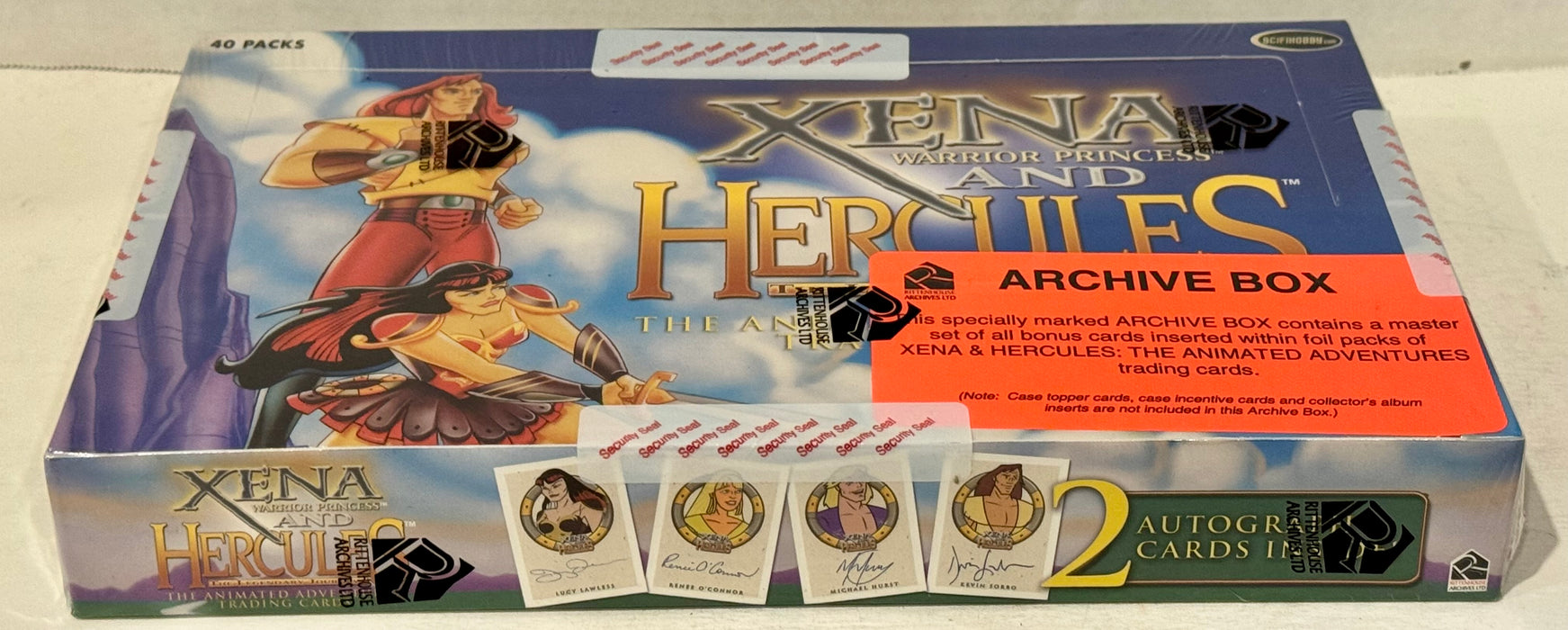 Xena & Hercules Animated Adventures Archive Card Box Rittenhouse 2005 - TvMovieCards.com