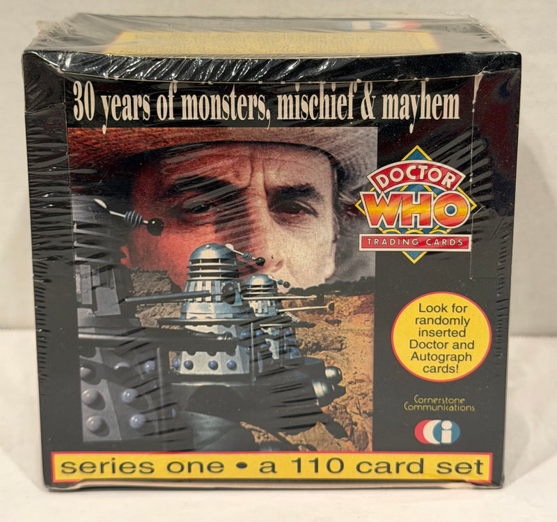 1994 Dr Who Series One 1 Trading Card Box Sealed 36CT Cornerstone