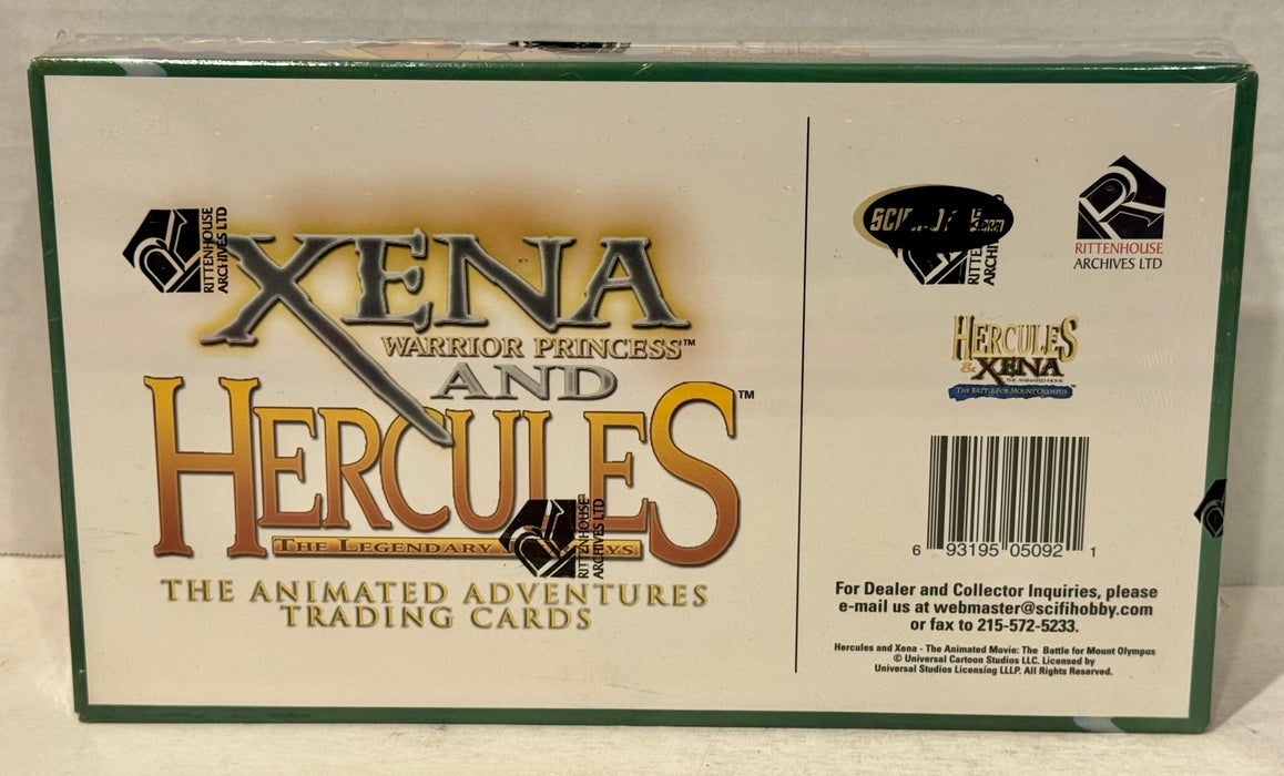 Xena & Hercules Animated Adventures Archive Card Box Rittenhouse 2005 - TvMovieCards.com