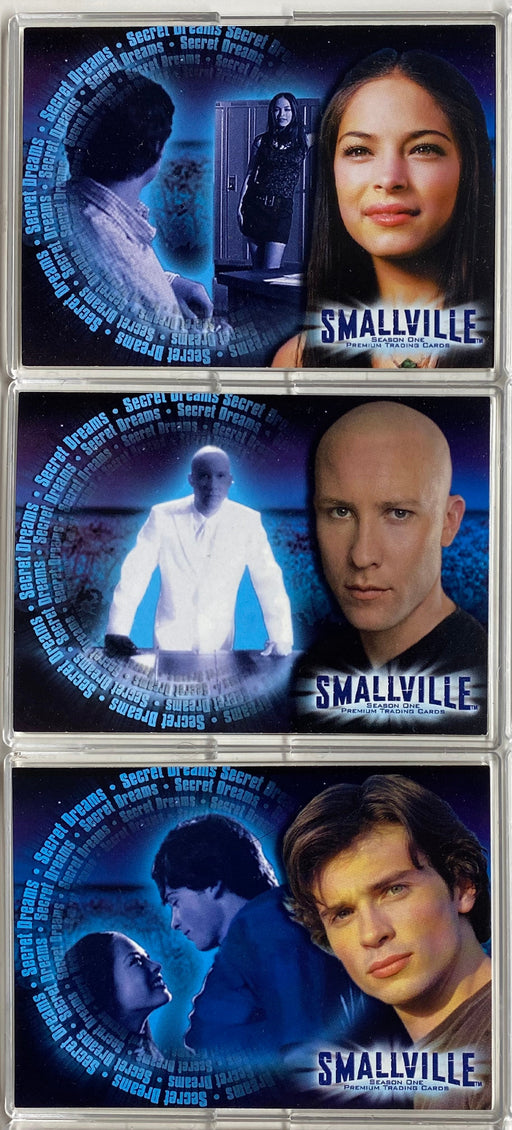 Smallville Season One Secret Dreams Box Loader Chase Card Set BL1-BL3 Inkworks   - TvMovieCards.com