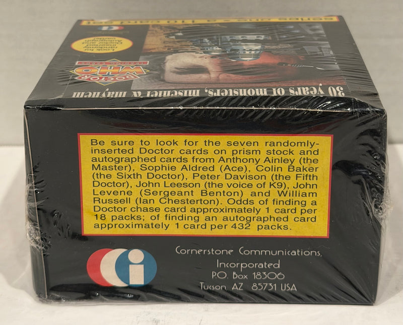 1994 Dr Who Series One 1 Trading Card Box Sealed 36CT Cornerstone