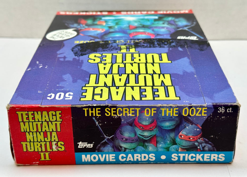 Teenage Mutant Ninja Turtles Movie II Series 2 Card Box Secret of the Ooze Topps   - TvMovieCards.com